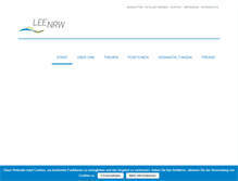 Tablet Screenshot of lee-nrw.de